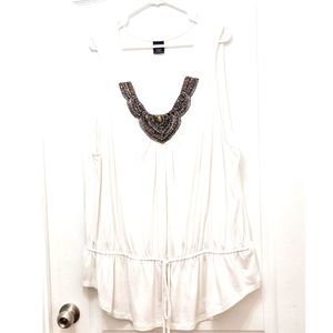 ``T25702 Faded Glory Embellished Tank Top